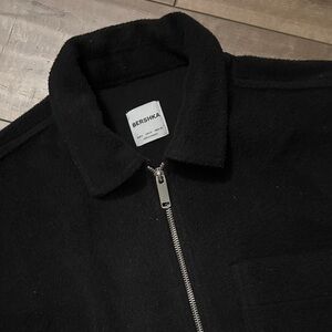 Bershka Black Zip-Up Jacket